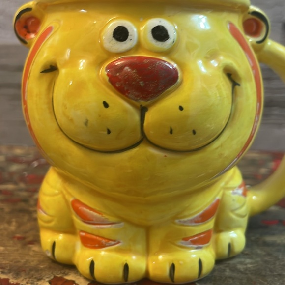 Vintage Holt-Howard 1973 Smiling Tiger Cup Mug - Picture 2 of 12